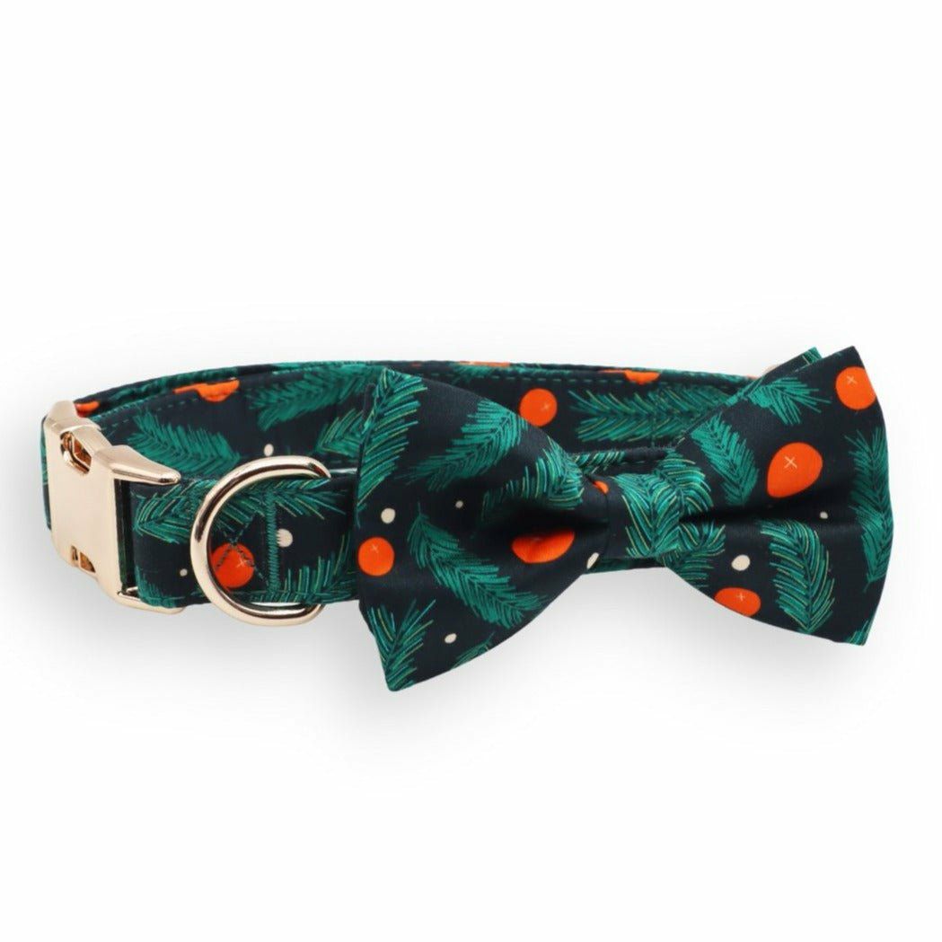 Bow Tie Collar | Dogs Pine Bow Tie Unbreakable Collar™