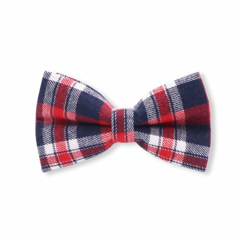 Bow Ties / Flowers | Dogs Red Plaid Bow Tie