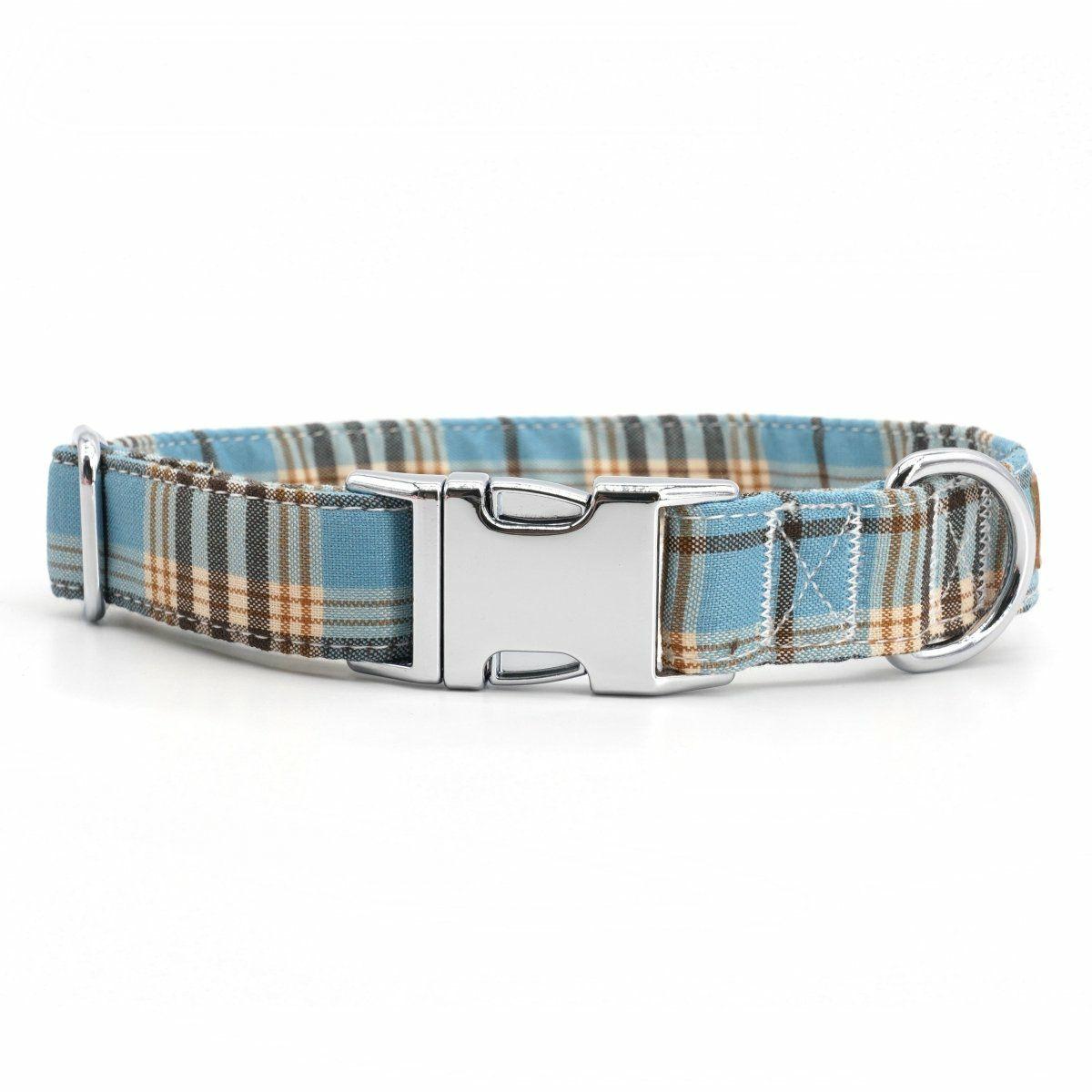 Collars | Dogs Blue Plaid Unbreakable Collar™