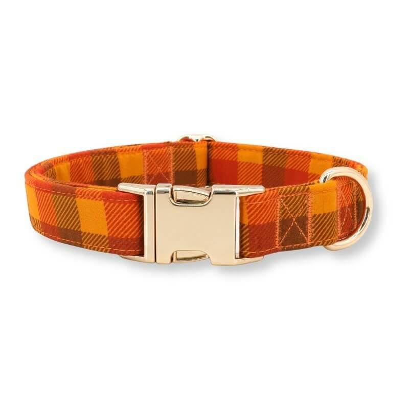 Collars | Dogs Cinnamon Spice Plaid Unbreakable Collar™