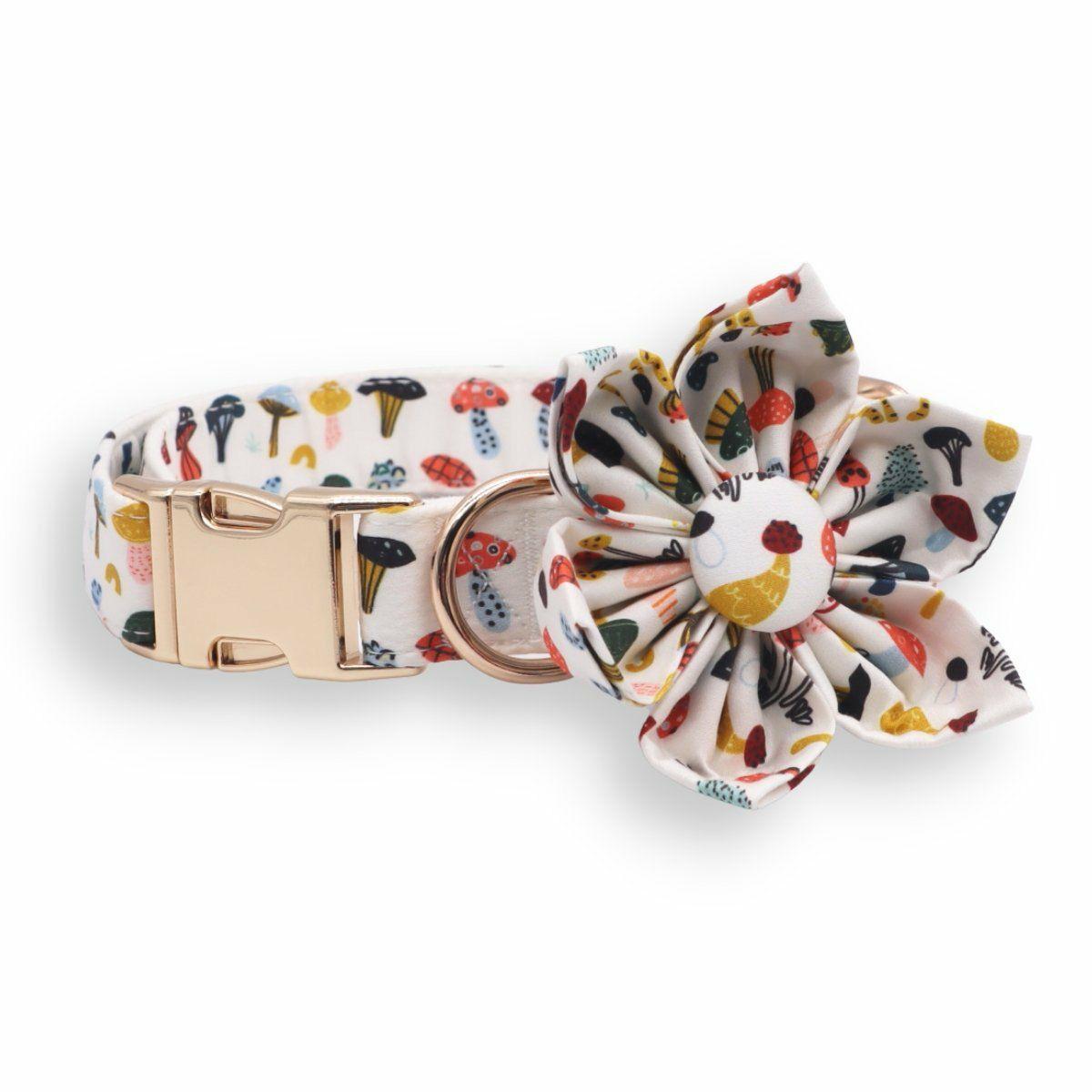 Flower Collar | Dogs Forest Mushroom Flower Unbreakable Collar™