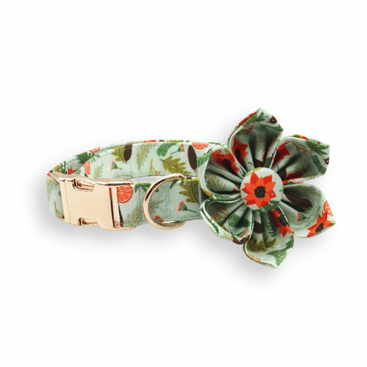 Flower Collar | Dogs Holiday Wreath Flower Unbreakable Collar™