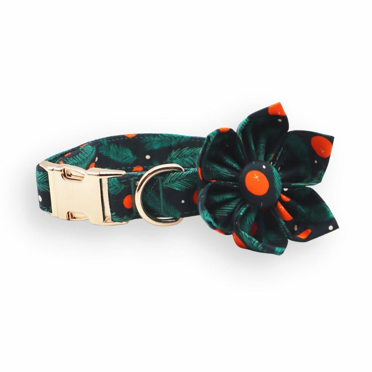 Flower Collar | Dogs Pine Flower Unbreakable Collar™