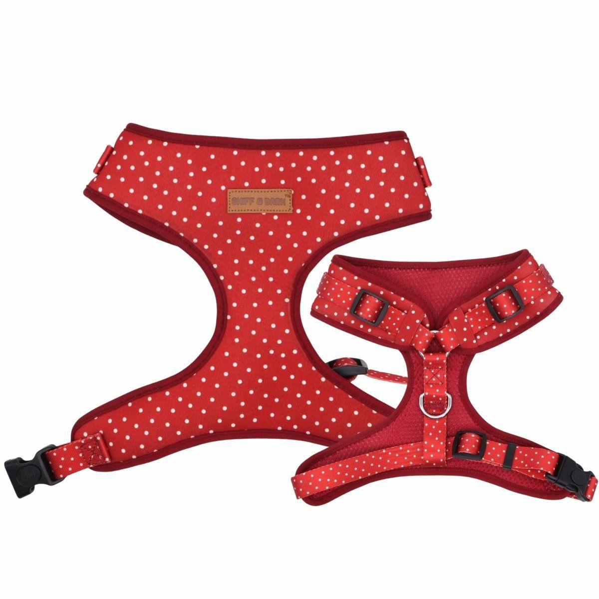 Harness | Dogs Red Polka Dot Lockable Harness™