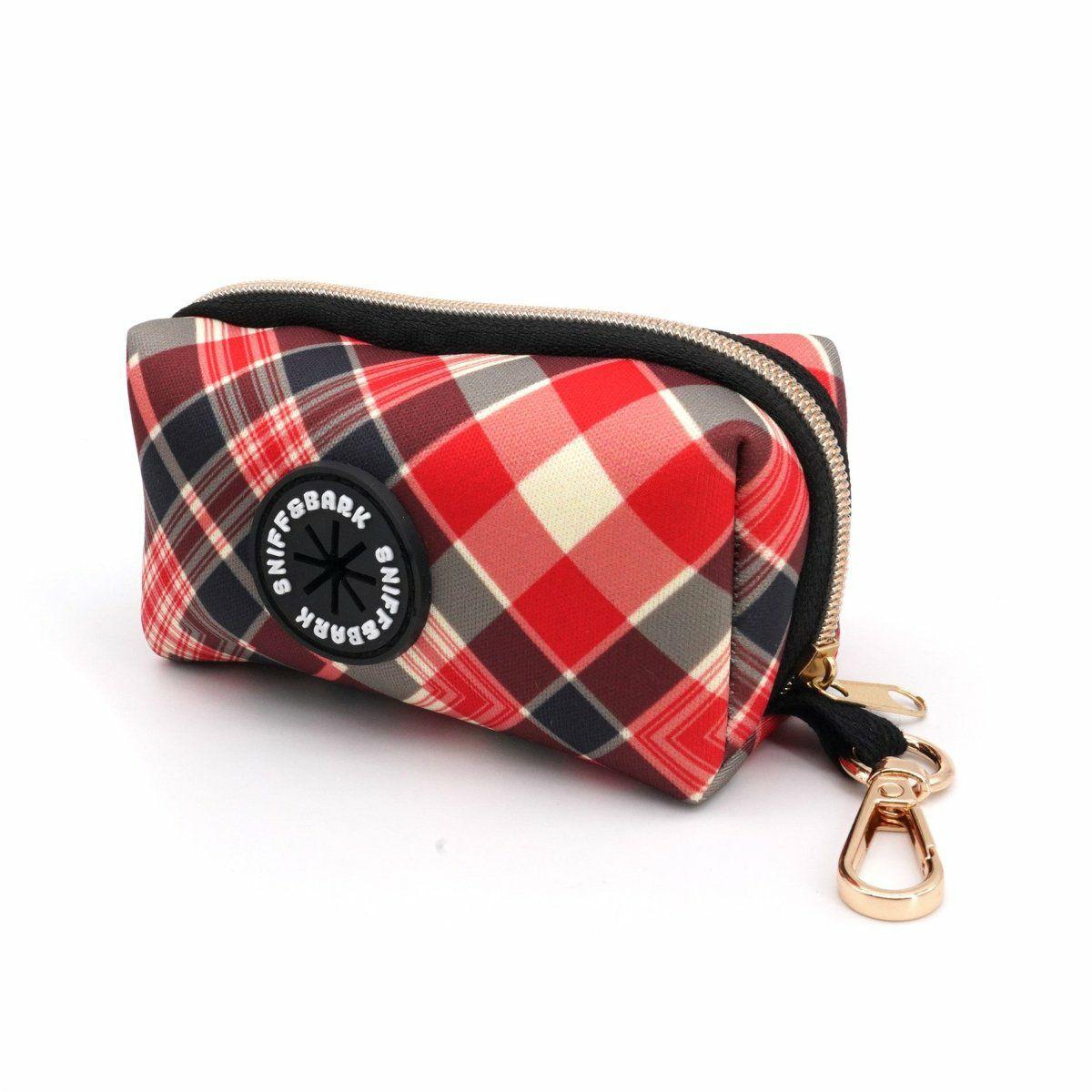 Poop Bag Holder | Dogs Noel Plaid Poop Bag Holder