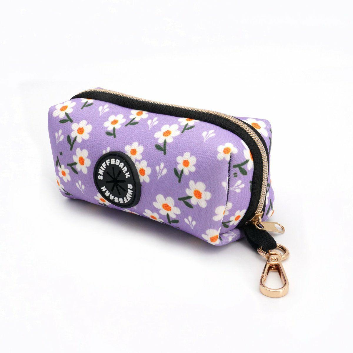 Poop Bag Holder | Dogs Purple Daisy Poop Bag Holder