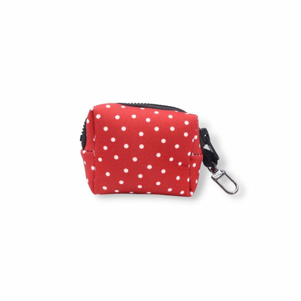 Poop Bag Holder | Dogs Red Polka Dot Poop Bag Holder