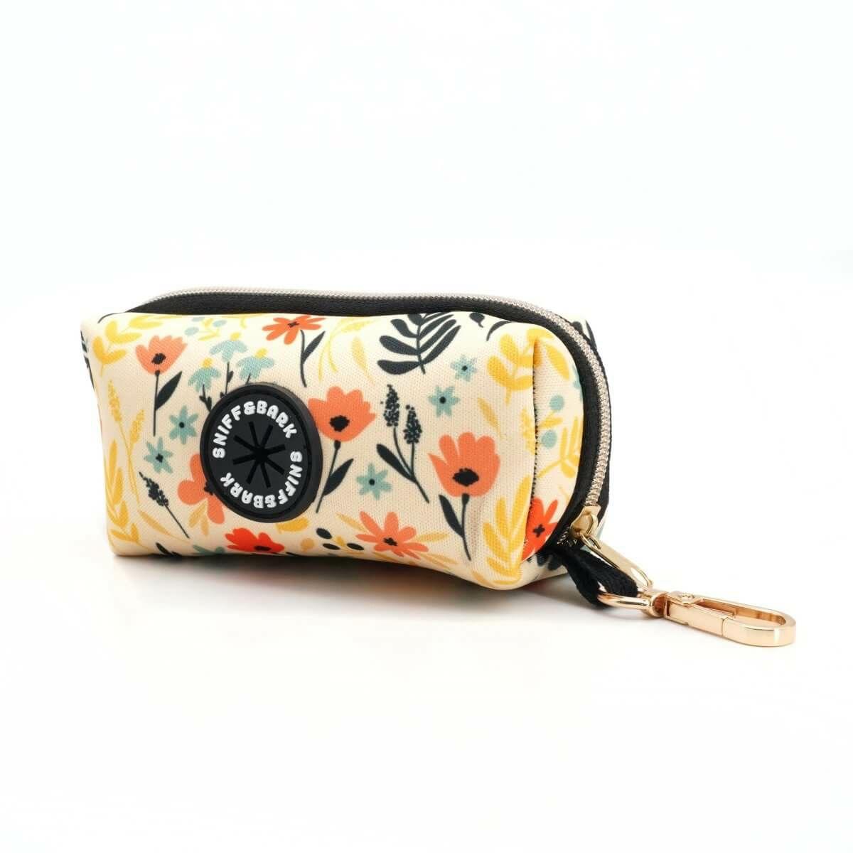 Poop Bag Holder | Dogs Yellow Floral Poop Bag Holder